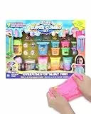 Slimy Super Combo Set - Original Slime Set mit 9 verschiedenen Spielmassen und 10 x Mix-Ins, Spielspaß für Kinder mit 1600g Schleim, elastische Spielknete im Geschenk-Set