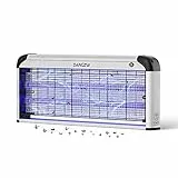 DANGZW Insektenvernichter Elektrisch 40W, UV M체ckenlampe 365 nm, Elektrische Fliegenfalle mit Schutzgitter, Abnehmbare Auffangschale, zum Aufh채ngen oder Aufstellen, Anti M체cken Lampe f체r Innenr채ume