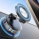 VICSEED 2025 Militärische Handyhalterung Auto Magnet für Magsafe Autohalterung [20XN55 Magnets & 20KG Vakuum Saugnapf] 360°Drehbar Magnetische Kfz Handyhalter für iPhone17 Pro Max Samsung Alle Handy