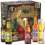 Kalea | Bier-Adventskalender | Edition Deutschland | Bestückung 2025 | inkl. Verkostungsglas | 24 x 0,33l Biere | Geschenk zur Vorweihnachtszeit für Bierliebhaber