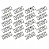 XFSRG 20 Stück Strass-Schnürsenkelverschlüsse mit Bling-Effekt Modische Schuhaccessoires für Wanderschuhe & Sportschuhe Dekorative Schnallen für Schuhschmuck
