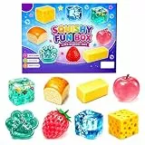 Squishy Fidget Toys, Squishy Mystery Box 8 Stück, Anti Stress Spielzeug für Kinder & Erwachsene, Squeeze Toy, Dumpling Squishy Toys für ADHD Autismus, Büro Schule Reisen, Antistressball，Kombination B