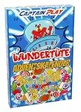 CAPTAIN PLAY Wundertüte Adventskalender 2025 mit 24 Teilen ohne Schokolade, Retro Süßigkeiten Geschenkidee für Kinder und Erwachsene, besondere Weihnachtsdeko mit 315g