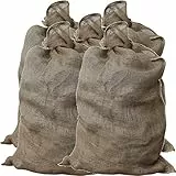 GardenMate 5x Jutesack Universal 105cm x 60cm - 50 kg Traglast - Ökologische Kartoffelsäcke aus 100% Jute - Strapazierfähig, Sackhüpfen, Kartoffelsack, Frostschutz, Nikolaussack - 4260313265510