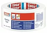 Tesa Bodenmarkierungs- und Warnband, 50 mm x 33 m, Weiß