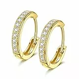 NINAMISS Ohrringe Silber 925 Damen, Muttertagsgeschenk für Frauen, Ohrringe Silber 925, Ohrringe Damen Creolen, Ohrringe Kleine Damen Kommt in Schmuck Box