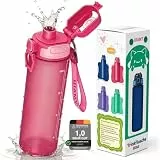 IJIAMY Trinkflasche Kinder Kohlensäure Geeignet 500ml, BPA-Frei, Mit Fruchteinsatz - Trinkflasche Sport 100% Auslaufsicher & Wasserflasche Perfekt für Kindergarten, Schule
