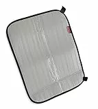 Tatonka Alu-Sitzkissen 35 x 45cm - Faltbare Sitzunterlage mit Aluminium-Oberfläche für warme Sitzgelegenheiten im Stadion, beim Wandern oder Trekking, silver (2973)