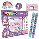 DIAMOND DOTZ DOTZIES 2593233 Original 5D Diamond Painting Set, Einhornbaby, DIY Kreativ-Mal-Kit für Diamant-Sticker und Bilder, Diamanten-Bastelset für Kinder ab 6 Jahren, Beginner