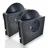 DL-pro 2 x Aktivkohlefilter Kohlefilter Filter für Whirlpool Bauknecht 484000008581 Wpro CHF303 Typ 303 Dunstabzugshaube