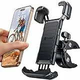 andobil 2025 Handyhalterung Fahrrad [ Top Verarbeitet ] 165 km/h Stoßfest [ 1s Einhandbedienung ] Universal Handyhalterung Motorrad 360° Handyhalter Fahrrad für iPhone 16/15/14 Pro Max Samsung S25