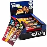 Corny | Protein Soft 12er Mix Pack | 30% Eiweiß | Probier Mischkarton Proteinriegel 12x45g Mixbox