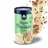 Multipower Vegan Protein Shake Pulver 420 g, 100% veganes Protein Pulver auf pflanzlicher Basis mit Cookie Dough-Geschmack, ideal zur Regeneration nach dem Sport