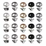 VALICLUD 20Pcs Frauen Hemd Brosche Tasten Perle Abdeckung Up Taste Pin Sicherheit Brosche Tasten Metall Krawatte Tacks Pin für Kleidung Kleid Liefert