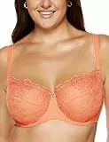Gorteks Pamela-B2 Soft-Stickerei-BH, Komfort, Bralette mit Bügel - 90B, Pfirsich