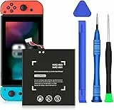 HAC-003 Akku, Original Upgrade 4800mAh Li-Ionen Akku Batterie Akkupack für Nintendo Switch 2017 Game Console HAC-001, HAC-003, HAC-A-BPHAT-C0 HAC-S-JP Interne Batterie with Toolkit
