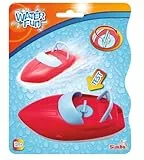Simba Speedboat, 2-Fach Sortiert, es Wird nur EIN Artikel geliefert, Badewannenspielzeug, Aufziehmechanismus, Boot für die Badewanne, 13,5cm Badeboot, ab 3 Jahren