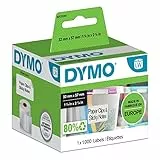 DYMO Original LabelWriter Mehrzwecketiketten | 57 mm x 32 mm | Rolle mit 1.000 leicht ablösbaren Etiketten | selbstklebend | für LabelWriter Etikettendrucker und Beschriftungsgerät