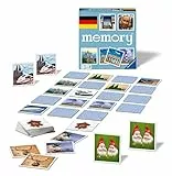 Ravensburger Deutschland Memory® - 20883 - der Spieleklassiker quer durch Deutschland, Merkspiel für 2-8 Spieler ab 6 Jahren