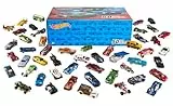 Hot Wheels Autos Set, 50er Pack, Verschiedene Modelle von Spielzeugautos, Maßstab 1:64, mit realistischen Details, Auto Spielzeug, Stile variieren, Spielzeug ab 3 Jahre, V6697