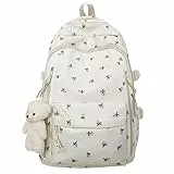 TIAASTAP Schulrucksack Teenager Aesthetic Backpack Japanische Schultasche Mädchen 5 Klasse Rucksack Schule School Bag Rucksack für die Schulranzen Mädchen 5.klasse