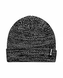 Hurley Herren M Max Cuff 2.0 Beanie Baseballkappe, schwarz/grau, Einheitsgröße