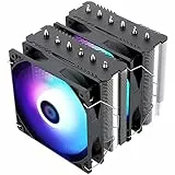 Thermalright Peerless Assassin 120 SE ARGB CPU-Luftkühler, 6 Heatpipes CPU-Kühler, Dual 120mm TL-C12C-S PWM Lüfter, Aluminium Kühlkörperabdeckung, für AM4/AM5/Intel LGA1851/1700/1150/1151/1200
