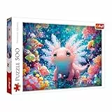 Trefl – Axolotl – 500-teiliges Puzzle – DIY-Puzzle, kreative Unterhaltung, für Erwachsene und Kinder ab 10 Jahren