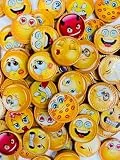 OYOY Emoji Schokolade Set mit 255g Smiley Schokotaler I ca. 39 Schokoladentaler aus Milchschokolade I Gastgeschenke Schokolade I Emoji Mitgebsel Kindergeburtstag