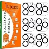 IMBZBK 6 Stück Kameraschutz für iPhone 16 Pro und iPhone 16 Pro Max für Panzerglas Kamera Schutz Zubehör Camera Protector, Hülle Freundlich 9H Kamera Schutzfolie