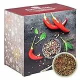 Corasol Premium Chili & Pfeffer Adventskalender 2025 mit 12 Chili & 12 Pfeffersorten, die Gewürz Gourmet Geschenkidee für Männer (149 g)