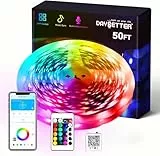 DAYBETTER SMD 5050 LED-Lichtstreifen mit App-Steuerung