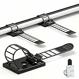 SZFUDIGO kabelhalter,Schreibtisch-Draht-Organizer Kabelbinder selbstklebende Kabelclips Kabelmanagement Kabelhalter für den Schreibtisch 50 Stk Schwarz