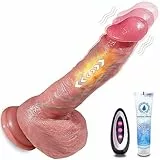Realistische Dildos Vibrator Sex Spielzeug für die Frau - Beheizter Analdildo mit 7 Stoßmodi und Vibration für Frauen Realistische Vibratoren Diloschwanz für Frauen Penis Vibrator Sex Toyset für Woman
