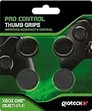 Gioteck PCTGXB1-11-MU Pro Control Gummi Thumb Grips Daumengriffe für Xbox One Schwarz
