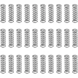 MZMing 30 Stück 304 Edelstahl Kompressionsfeder 10x3x0,5mm Druckfeder Silberfarben Druckfedern Set Benutzt für Feder Spielzeug Ausrüstung Werkzeuge
