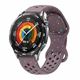 BYISYUE Sport Ersatzarmband für Ticwatch Pro 3/Pro 3 Ultra GPS/GTX/E2/S2, 22mm Breathable Armband Uhrenarmband, Silikon Armbänder für Coros Pace Pro/Pace 3/Apex 2 Pro/Apex Pro/Apex 46mm