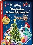 Disney: Magischer Adventskalender zum Lesenlernen - Erstlesebuch-Adventskalender 2024 für Kinder ab 7 Jahre: Mit 24 Geschichten und Rätseln
