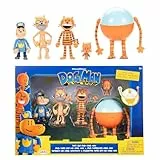 Dog Man Movie Actionfiguren-Multipack von Jakks Pacific, enthält 6 cm große, bewegliche Figuren – Offiziell lizenziert, enthält, Lil Petey, Petey, Opa und 80-HD!
