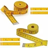 Maßband für Schneiderinnen, Suiyeejan Schneidermaßband zum Nähen Weiches Doppelskala, Schneider Measuring Tape Für Haushalte Handwerker Schneider（2M Maßband + 3M Maßband）