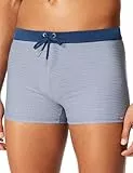 Schiesser Herren Badehose mit Bein Badeshorts enganliegend Single Jersey - Aqua