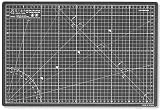Elan Schneidematte A3 Schwarz, 5-lagige Schneidematte 30x44 Selbstheilend, Bastelunterlage Schnittfest A3, Cutting Mat 30x44, Schittmatte