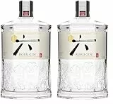 ROKU GIN | 6 japanische Botanicals | Meisterhaft destilliert in Japan | für einen perfekt ausbalancierten Geschmack, 43% Vol | 700ml Einzelflasche (Packung mit 2)