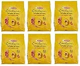 6x Emiliane Barilla Pasta all'Uovo Ripiena Tortellini con Prosciutto Crudo Gefüllte Eiernudeln mit Rohschinken Nudeln 500g Packung