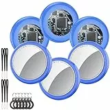 Smart Air Tags 6 Pack Saphirblau, Bluetooth Tracker Schlüsselfinde Kompatibel mit Apple Wo ist? APP (iOS NUR, Android Not Supported), Item Finder für Gepäck/Taschen/Koffer, Austauschbarer Batterien