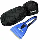 LICARGO Eiskratzer mit Handschuh - warmer & wasserfester Handschuh, Eiskratzer mit Messingklinge [Made in Germany] - Eiskratzer Auto mit Handschuh, Eiskratzer Auto Handschuh, Auto Eiskratzer Handschuh