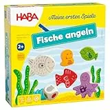 HABA Fische Angeln – Meine ersten Spiele – Angelspiel aus Holz für Kinder ab 2 Jahren – Fördert Feinmotorik, freies Spielen, Lernen & Farben-unterscheiden – 1004983001