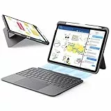 ESR iPad 11 (A16) 2025/10 Generation Flex Hülle mit Tastatur, ultraleichte magnetische abnehmbare Keyboard für iPad 10.9' mit Schreib- und Ansichtsmodi, großes Präzisions-Trackpad, Dunkelgrau