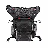 Rapala Unisex-Adult Angeltasche Urban Hip Pack-9L Hüfttasche-Organizer zum Angeln-Für Angelzubehör-Viele Fächer und Haken Tasche, Tarnfarben Schwarz, Einzigartig