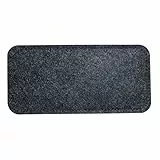 KADSXIYA Brillenetui aus weichem Filz für Sonnenbrillen, Brillenetui, Organizer-Tasche, grau dunkel